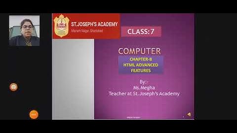 Class 7, Computer, Chapter 8, Revision by Megha Narayan