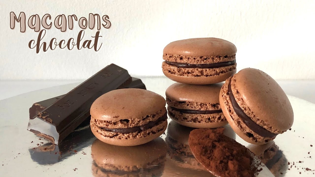 🍫 Macarons au chocolat FACILES - Léa cooking