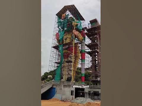Salem Murugan Temple 146 Feet - YouTube