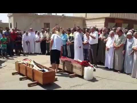 تشييع الاعلامي اسامة ناصر الزعبي واخيه خالد ناصر الزعبي وابن اخيه يعرب الزعبي ٢١ ٨ ٢٠١٧