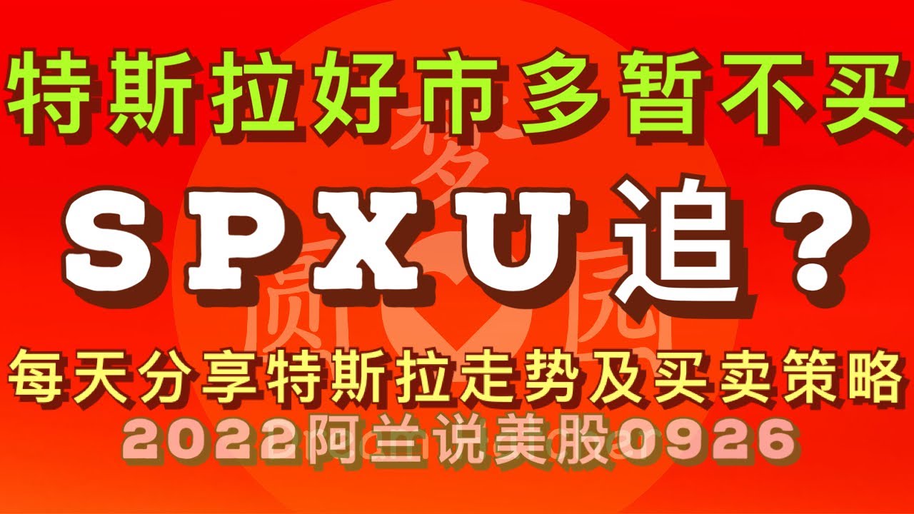 [阿兰说美股] 为何特斯拉、好市多暂不买？而谷歌破位却准备买？spxu能追吗？#cost #googl #spxu #tsla *点击下方 ...