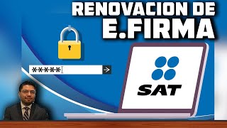 ¿Cómo renovar la firma electrónica desde internet? | Renueva la FIEL sin salir de casa #SAT