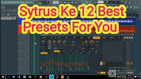 Sytrus Plugin Tutirial |Best Presets in FL Studio 20 | Sytrus Tutorial - For melody free stock note
