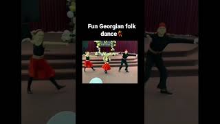 Element of Georgian energetic folk dance at  its premier during Arts for Nations Center performance