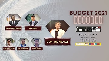 Education Sector | #Budget2021 Decoded with Shantanu Prakash