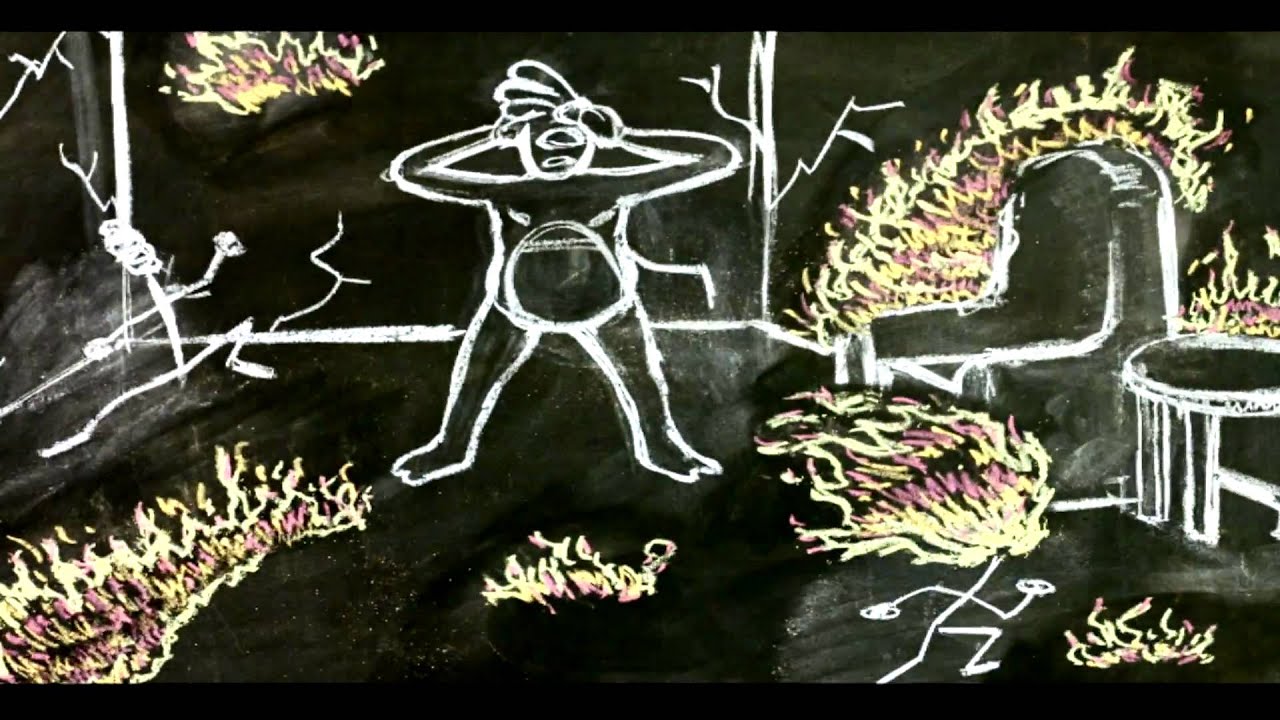 The Locals "Everything Must Go" (Amazing chalk board animation)