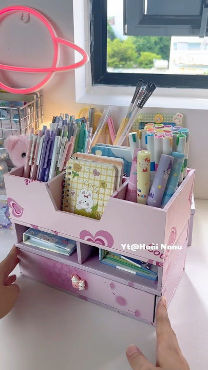 DIY Desk Organizer #diy #craft #shorts #shortvideo