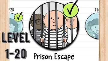 Brain Test 2 Prison Escape Level 1-20 Tricky Stories