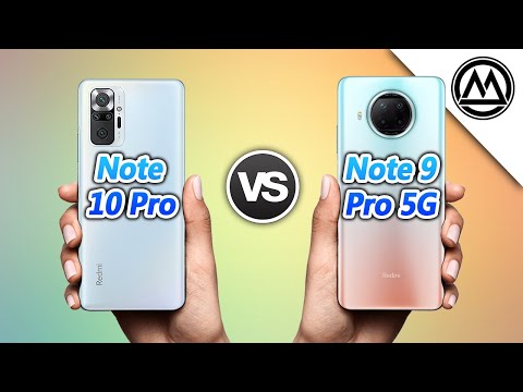 Xiaomi Redmi Note 10 Pro vs Xiaomi Redmi Note 9 Pro 5G