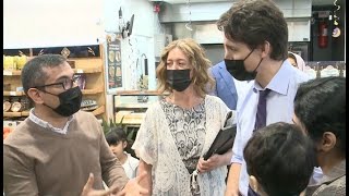 Trudeau meets with Afghan families who have resettled in Hamilton