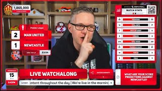 Mark Goldbridge Reaction To Man Utd Vs Newcastle Utd Goals (3-2)