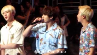 [FANCAM] KCON LA 2016: BTS/Bangtan Sonyeondan (방탄소년단) Introductions