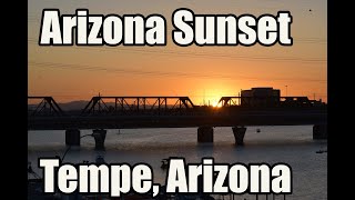 Sunset in Tempe, Arizona