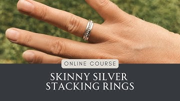 How to Make Silver Stacking Rings | Beginner Silversmithing Tutorial Trailer