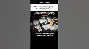 J.K. Rowling Rejection Story | Never Give Up on Your Dreams | SoulRoar8 #quotes #relatable