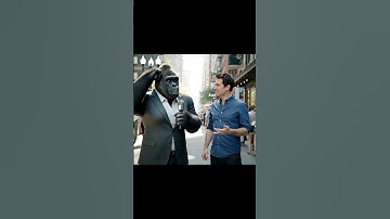 Gorilla on Human intelligence || ai gorilla || ai animals