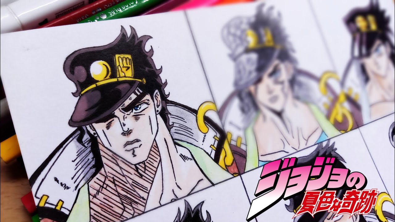 Jotaro a character from anime sketch