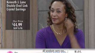 Kenneth Jay Lane Oval Double Link Earring at The Shopping Channel 580448