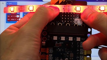 1Y - How to Control Neopixel using Buttons A and B on Microbit