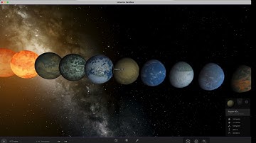 Planet Size Comparison  - Universe Sandbox