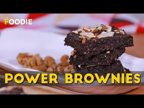 No Bake No Sugar Vegan Brownies | Power Brownies | Healthy Brownies | The Foodie