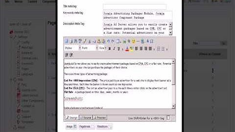 How to use the pages manager of iJoomla SEO