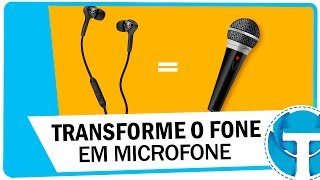 Como transformar seu fone de ouvido em Microfone para seu PC - YouTube