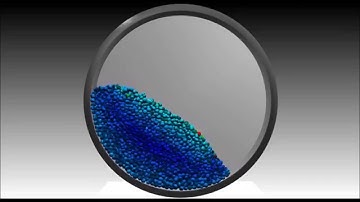 Granular drum - cold starting - 50 iterations