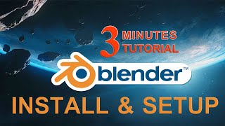 Blender Quickstart🚀: 3-Minute Installation Guide! 💡 #tipsandtricks #blender #tutorial #blender3d
