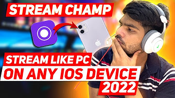 STREAMCHAMP TUTORIAL 2022 | BEST STREAMING APP FOR IOS USERS #quality #multistream #1080p60fps