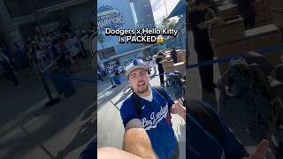 This is RIDICULOUS! Who else is coming to hello kitty night??? #dodgers #hellokitty