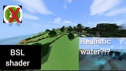 BSL shader for Minecraft Pe | no Zarchiver.....
