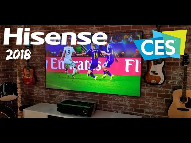 New Hisense 2018 4k HDR TV line up CES 2018 - YouTube