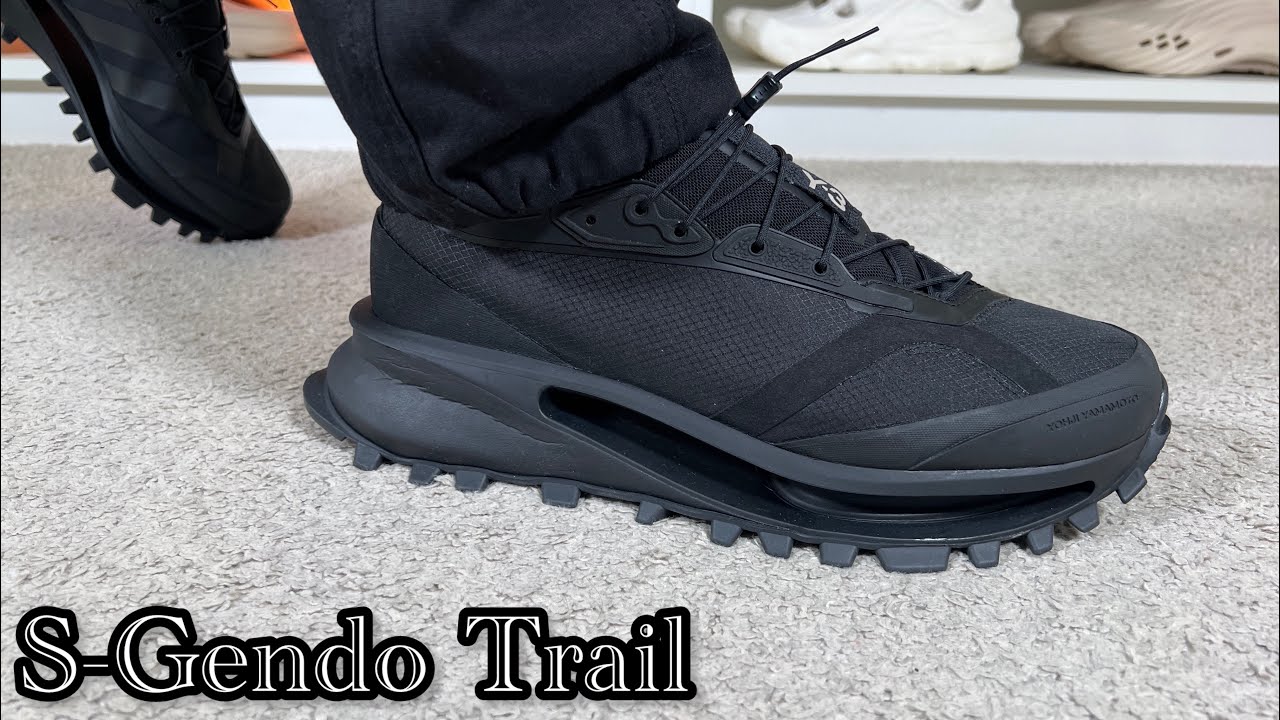 Y-3 S-Gendo Trail Review& On foot - YouTube