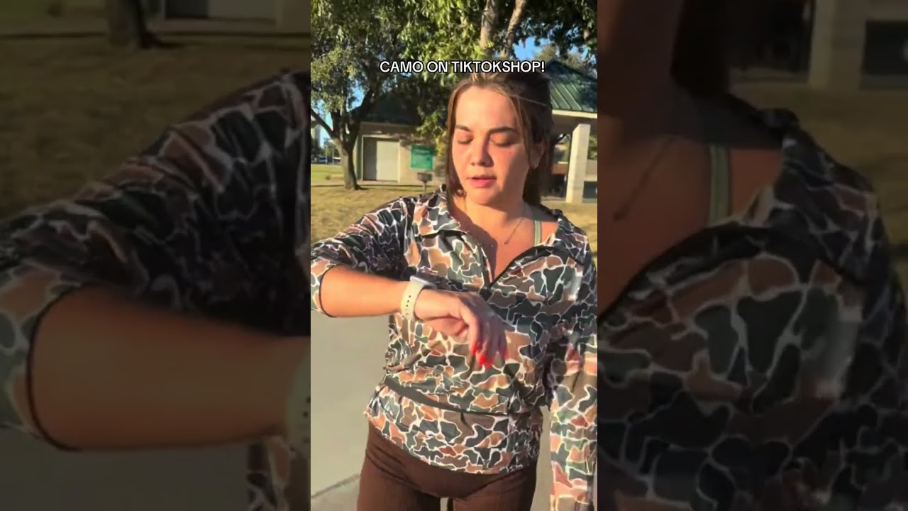 I highly suggest the camo pants plus they’re in style