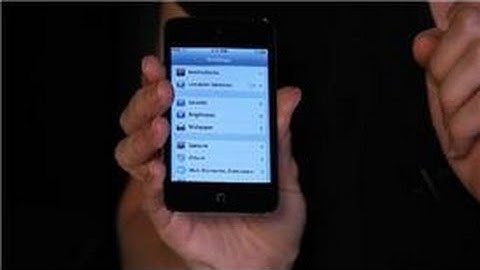 iPod & MP3s : How to Wipe Your iPod Touch