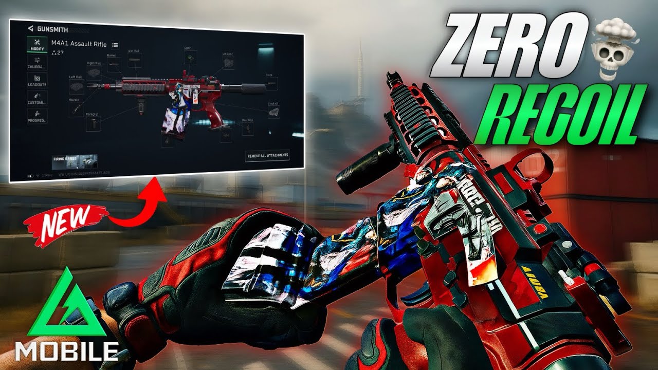 M4A1 BEST LOADOUT After NEW Update (Zero Recoil Build) | Delta Force Mobile