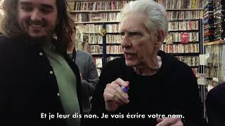 DAVID CRONENBERG chez JM VIDEO (coulisses de l'émission Vidéo club de KONBINI)