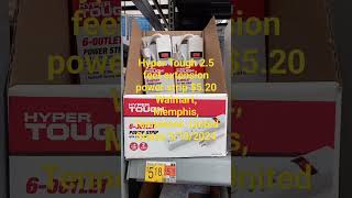 Hyper Tough 2.5 feet extension power strip $5.20 Walmart, Memphis, Tennessee, USA 3/18/2024