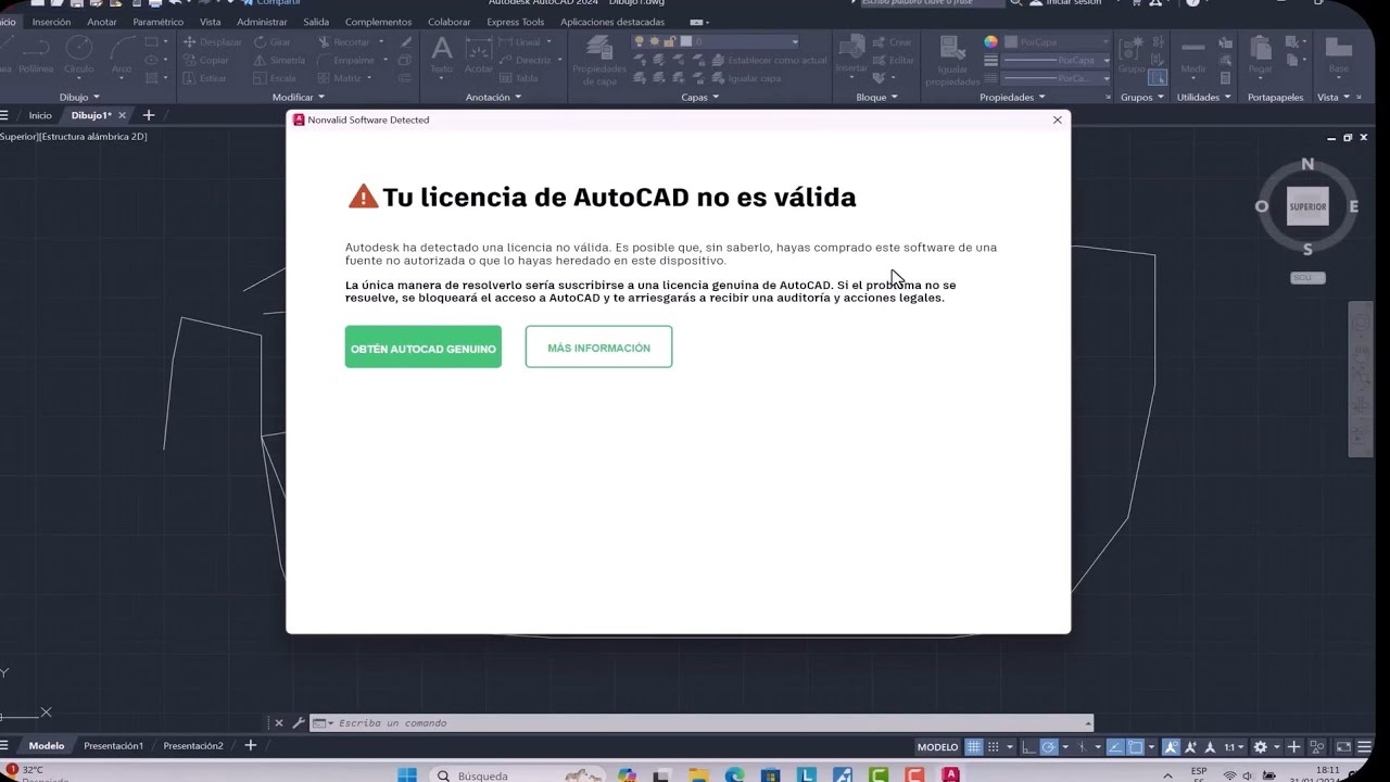 Eliminar el letrero de autocad cualquier versión y sistema