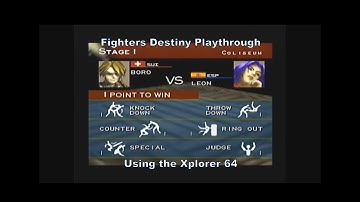 Fighters Destiny Boro Playthrough using the Xplorer 64 (Red Label) for N64 :D #Nintendo #CheatCodes