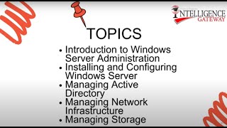 Windows Server Administration Lecture 5: Managing Storage Profile