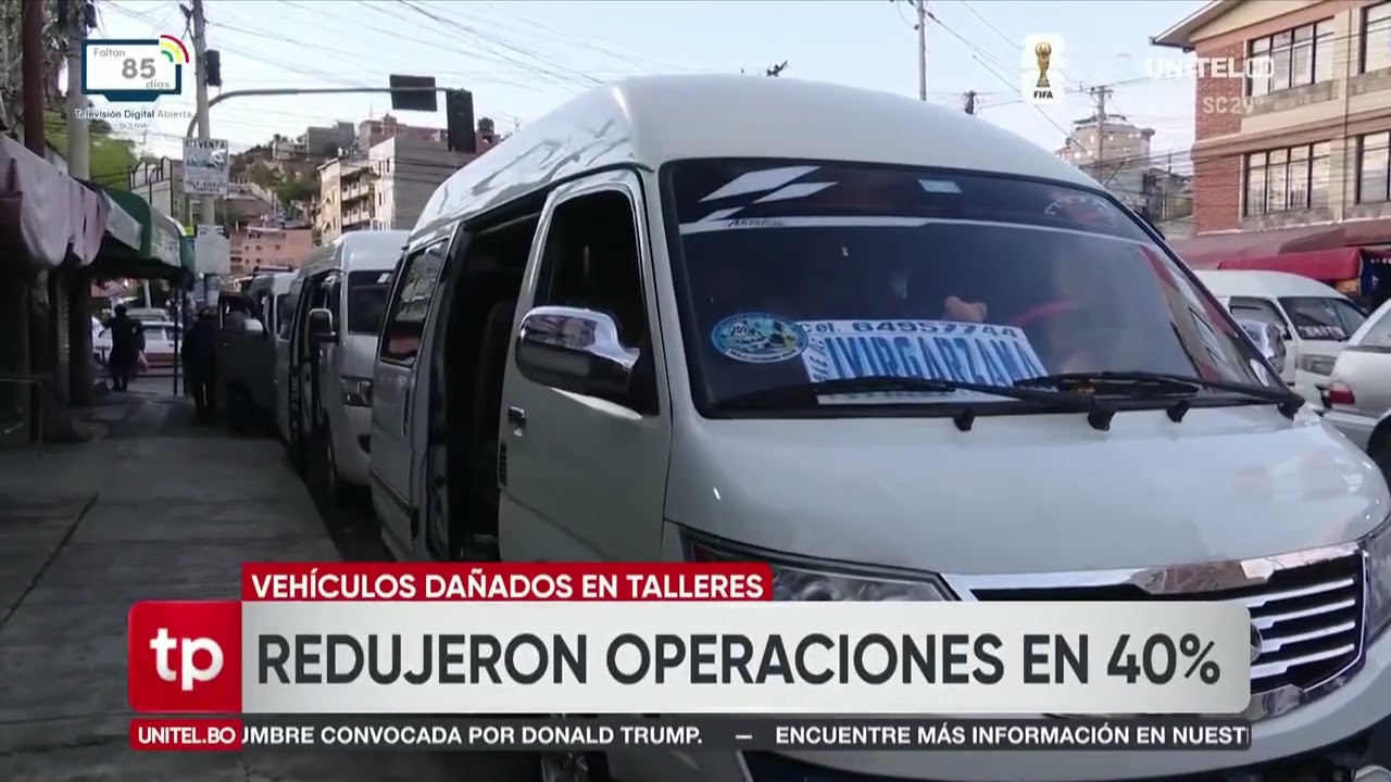 Transporte libre del trópico de Cochabamba asegura que redujo en un 40% sus operaciones