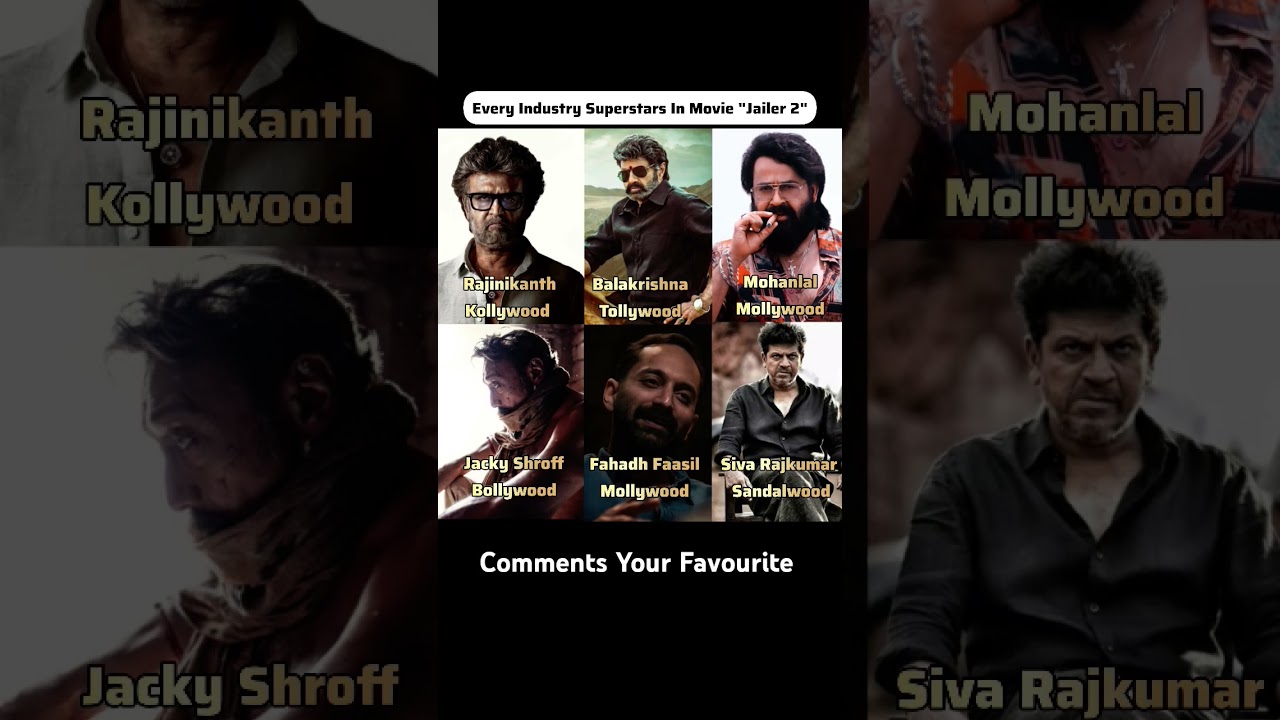 Jailer 2 Star Cast ll 