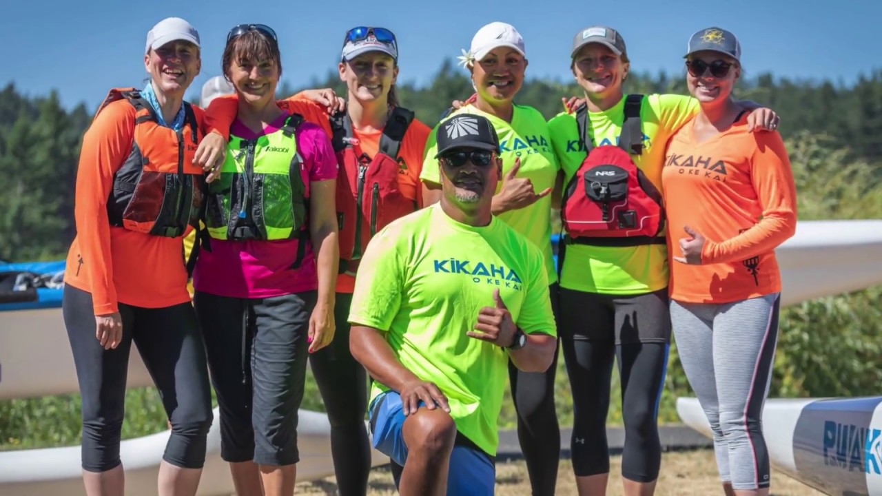 The Gorge Outrigger Canoe Race, Kikaha Women (7 14 2018)