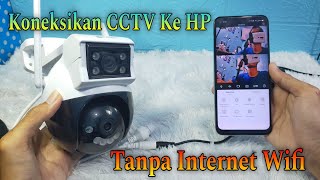 Cara Koneksikan CCTV 2 Lensa Tanpa Internet Wifi Merek Eyesec
