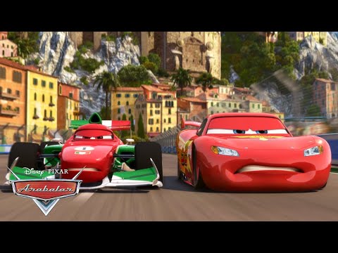 Şimşek McQueen ve Franceso'nun İtalya Yarışı Kapışması! | Pixar Cars Türkiye