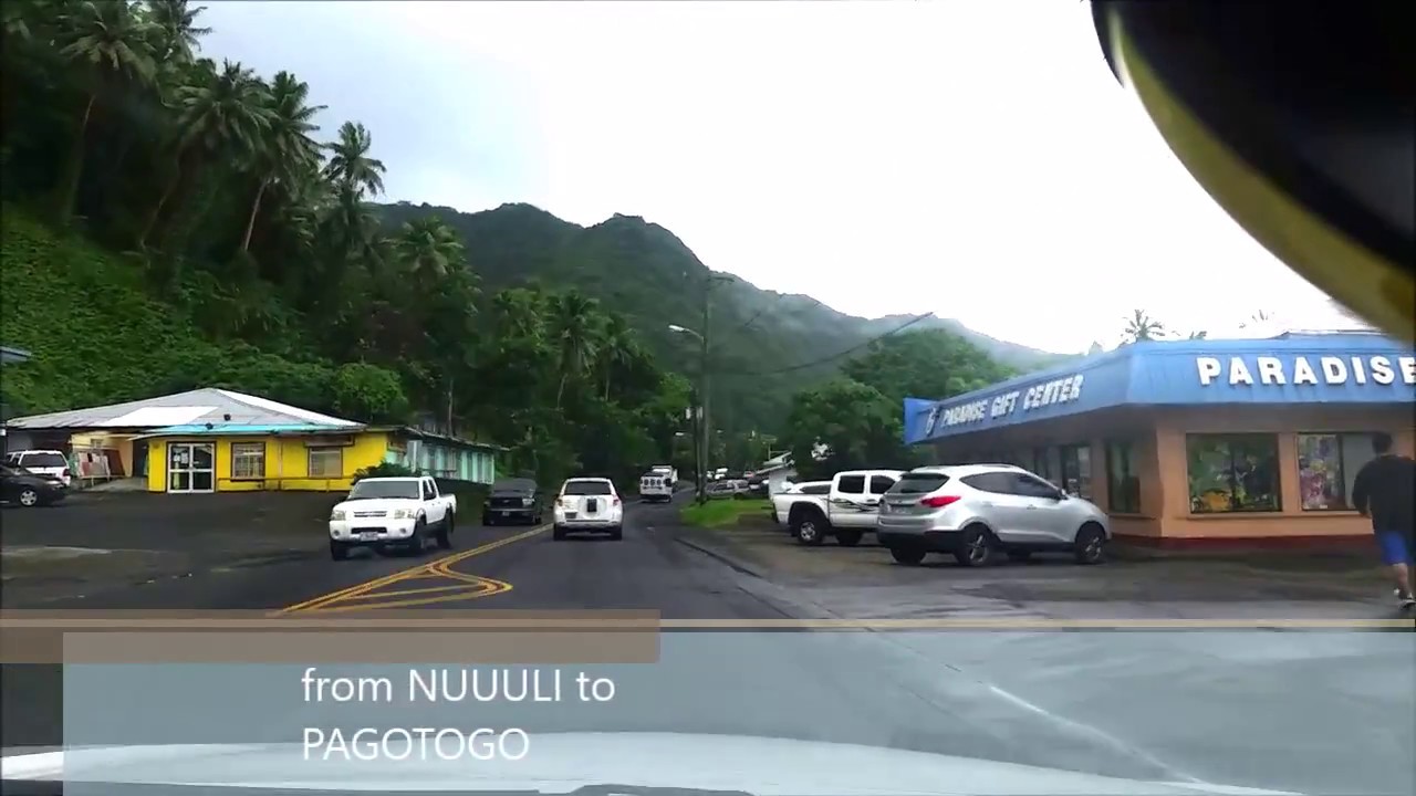 Let's drive to beautiful n clean American Samoa