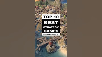 TOP 10 BEST STRATEGY GAMES FOR LOW-END PC #pcgaming #gaming #games