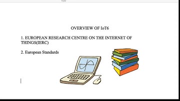 OVERVIEW OF IoT6